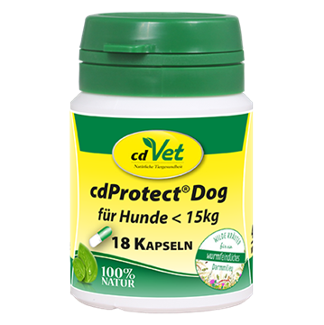 Bild von cdProtect® Dog < 15kg. 18 Kapseln