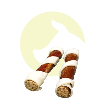 Bild von Fleisch-Spiralsticks mit Rind und Reis